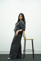 Ensemble gris chiné au confort optimal🩶