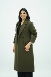 Manteau long Kaki