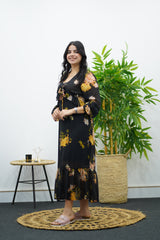 Robe fluide à motifs floral 🌼