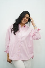Chemise en popeline Rose Pastel