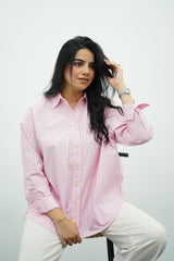Chemise en popeline Rose Pastel