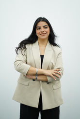 Veste en blanc casse