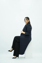 Manteau Bleu nuit long