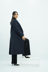 Manteau Bleu nuit long