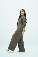 Ensemble Marron chocolat deux pièces fluide 🍁