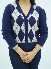 Pulls Cardigan Jacquard Élégance Classique