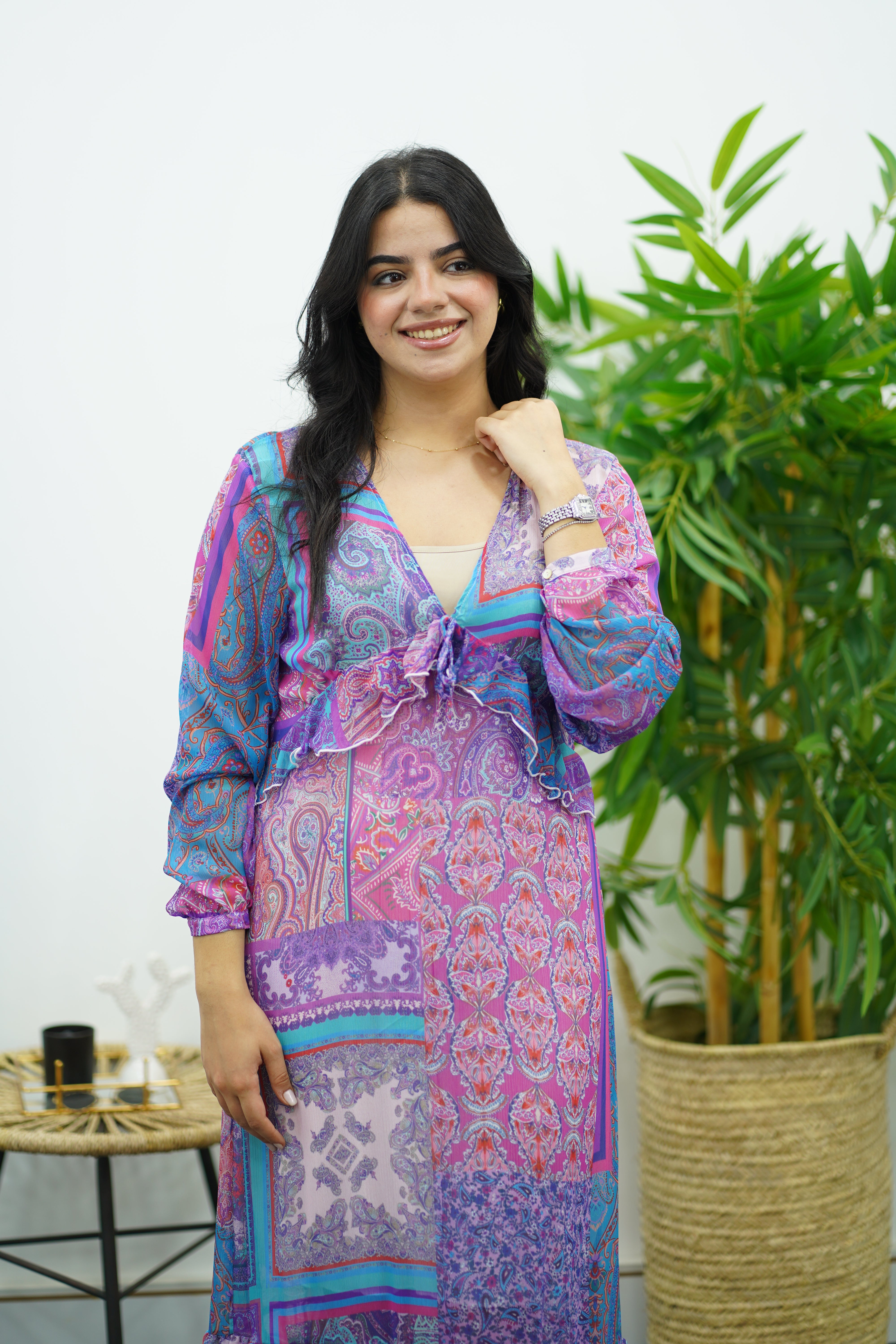 Robe imprimée fluide 🌸
