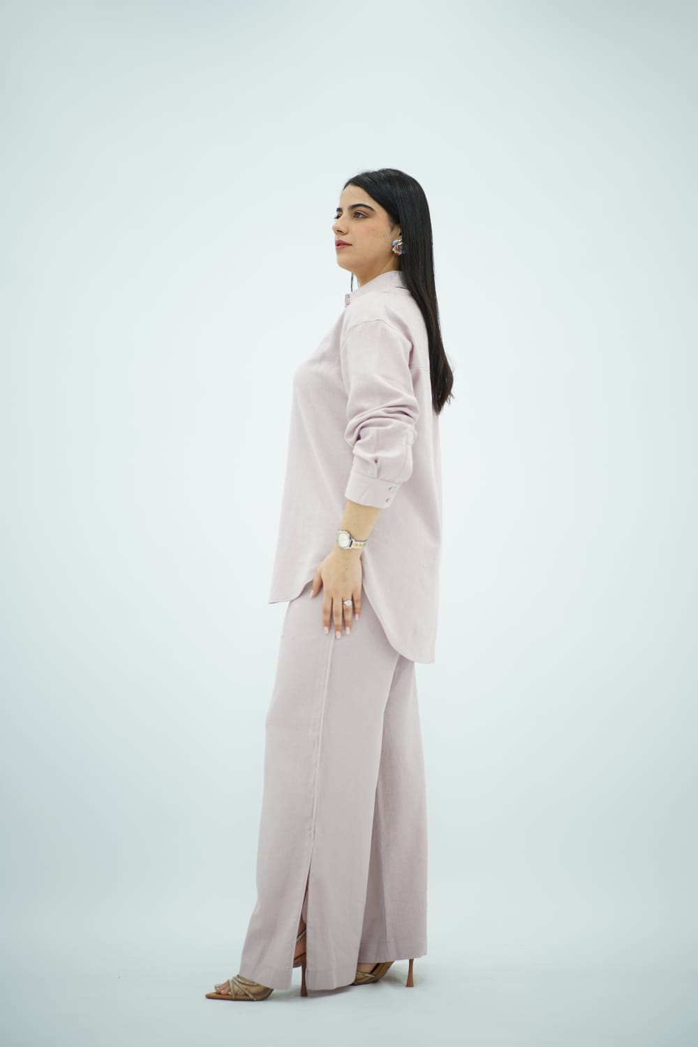 Ensemble Mauve - Chic Coréen Fluide