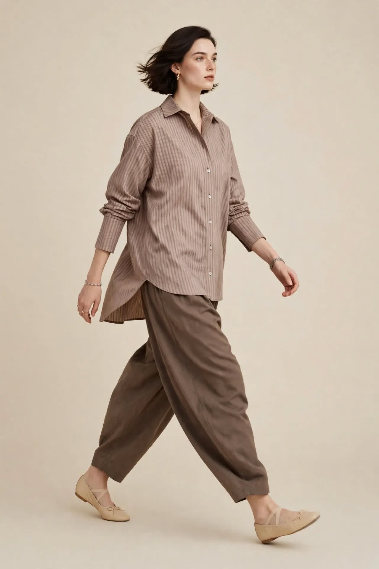 Chemise Ample Rayée Chic