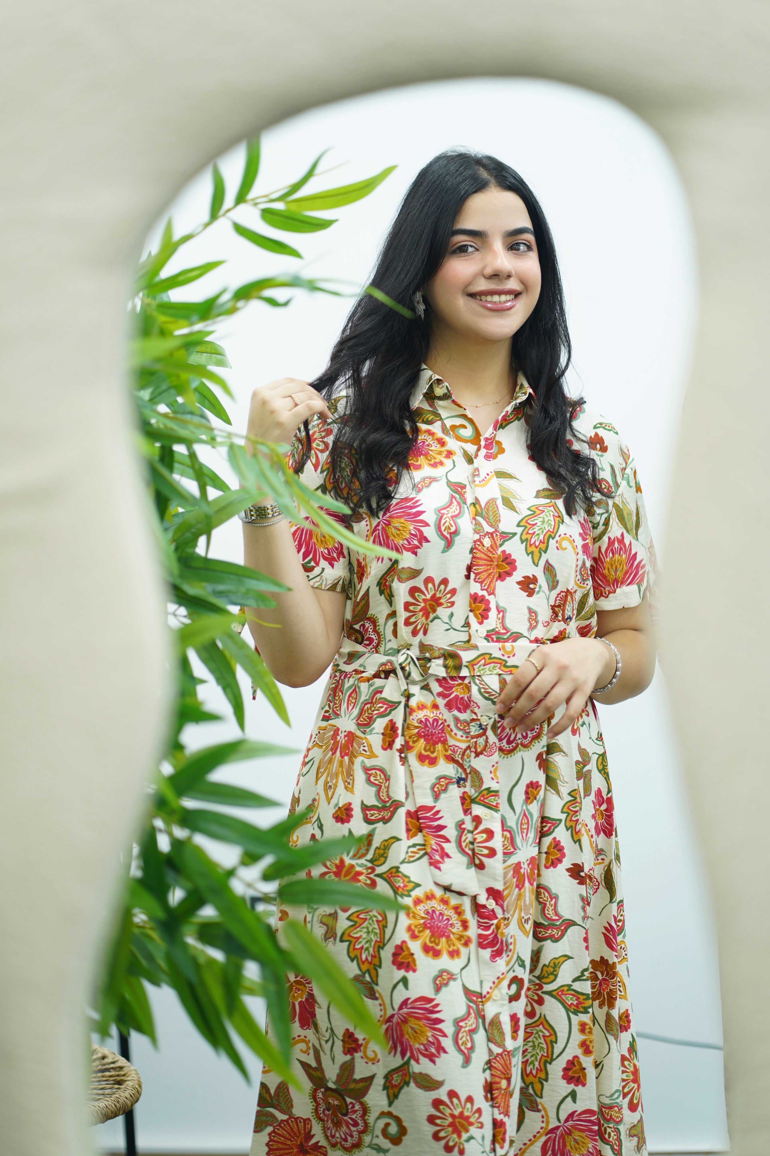 Robe à motifs Florale