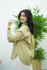 Chemise En Lin - Beige
