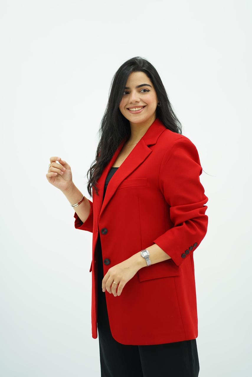 Veste Rouge En Toile