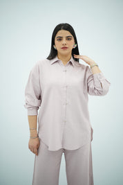 Ensemble Mauve - Chic Coréen Fluide