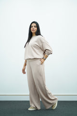 Chic Décontracté : Ensemble Molleton Over size & Pantalon Large