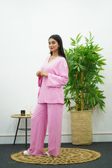 Ensemble Croisé - Rose