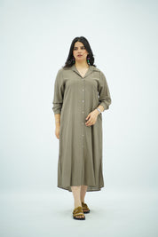 Robe chemise fluide