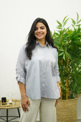 Chemise En Lin - Grise