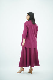 Ensemble Jupe Riviera - en Lin Magenta