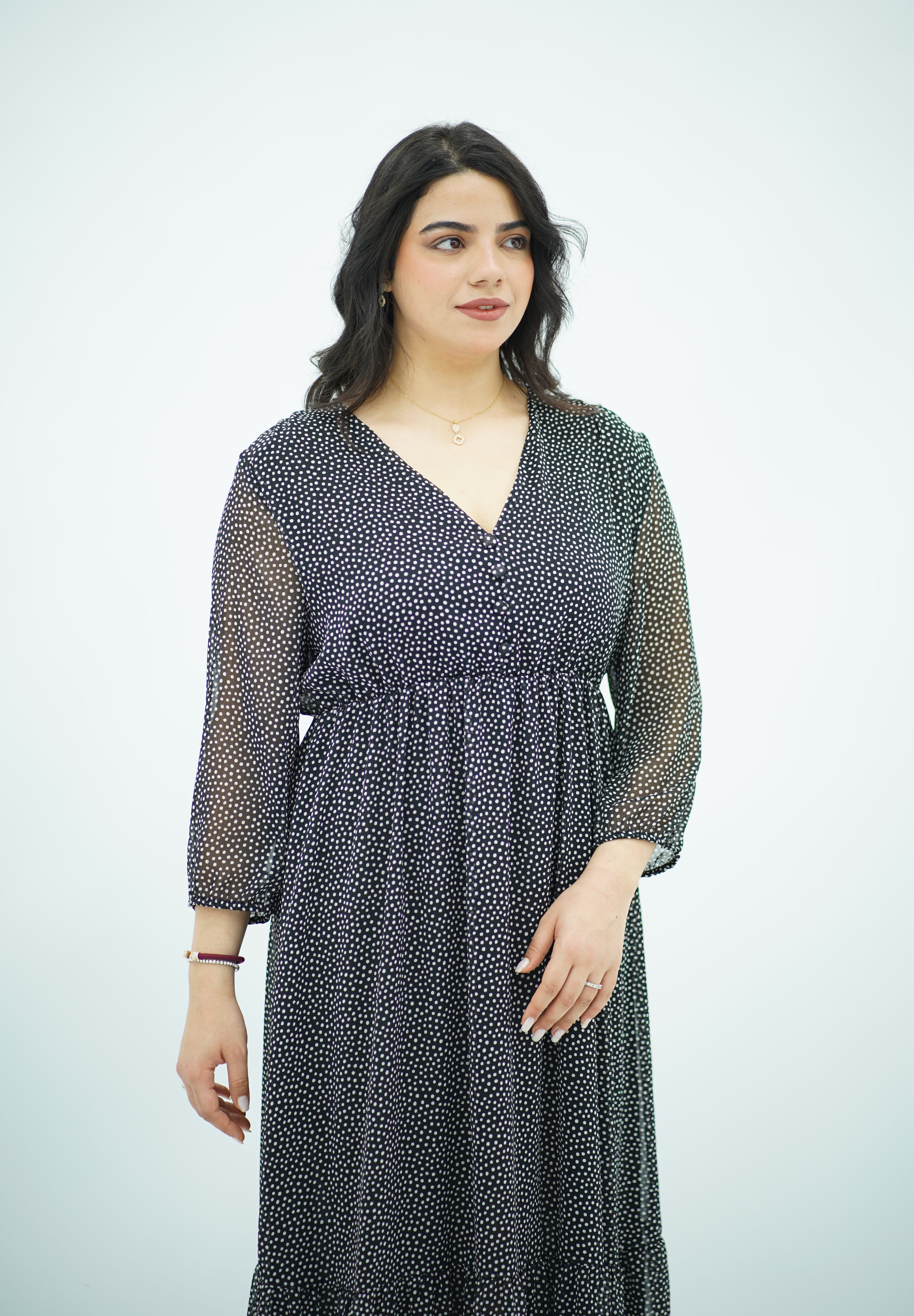 Robe Fluide à Volants – Imprimé