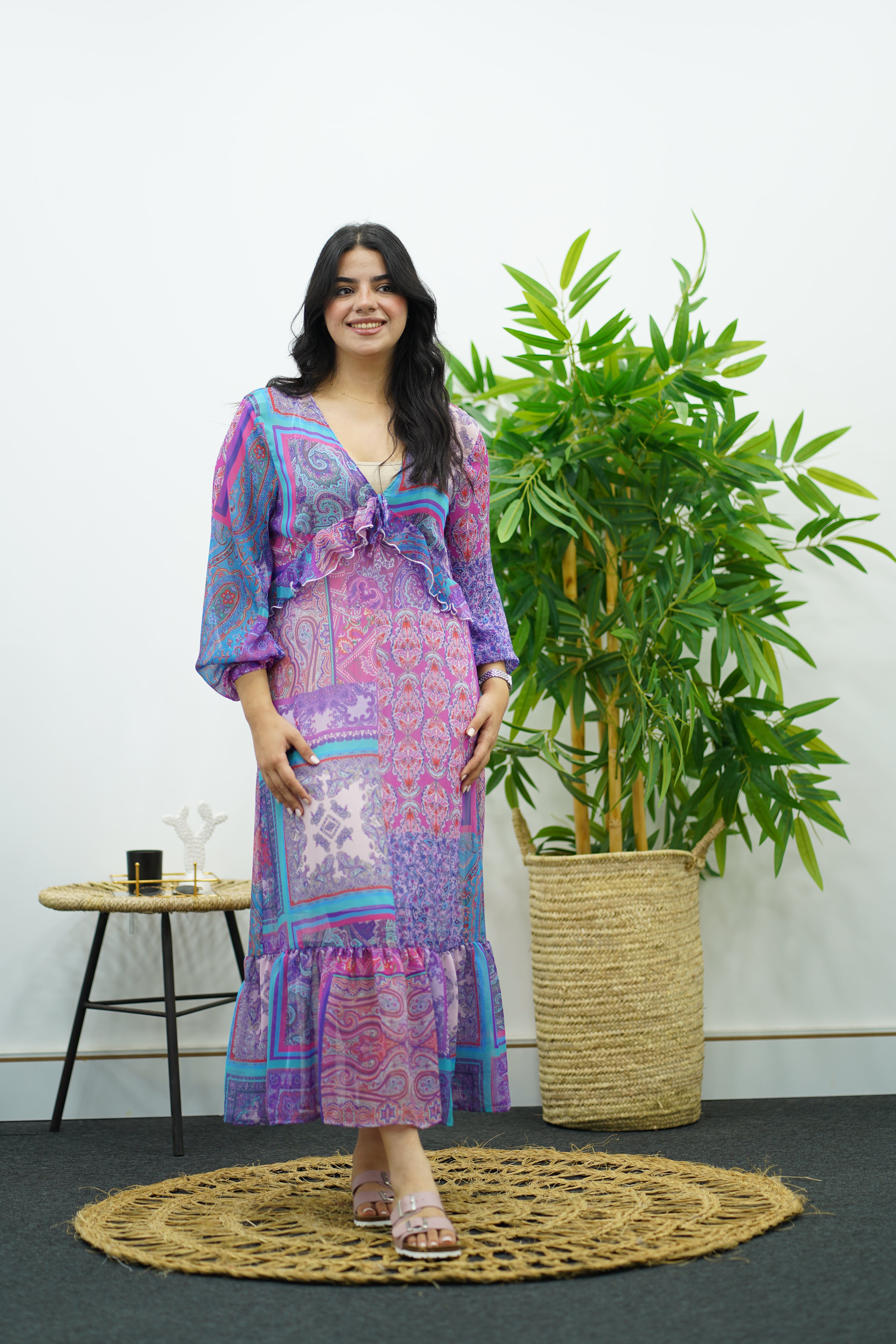 Robe imprimée fluide 🌸