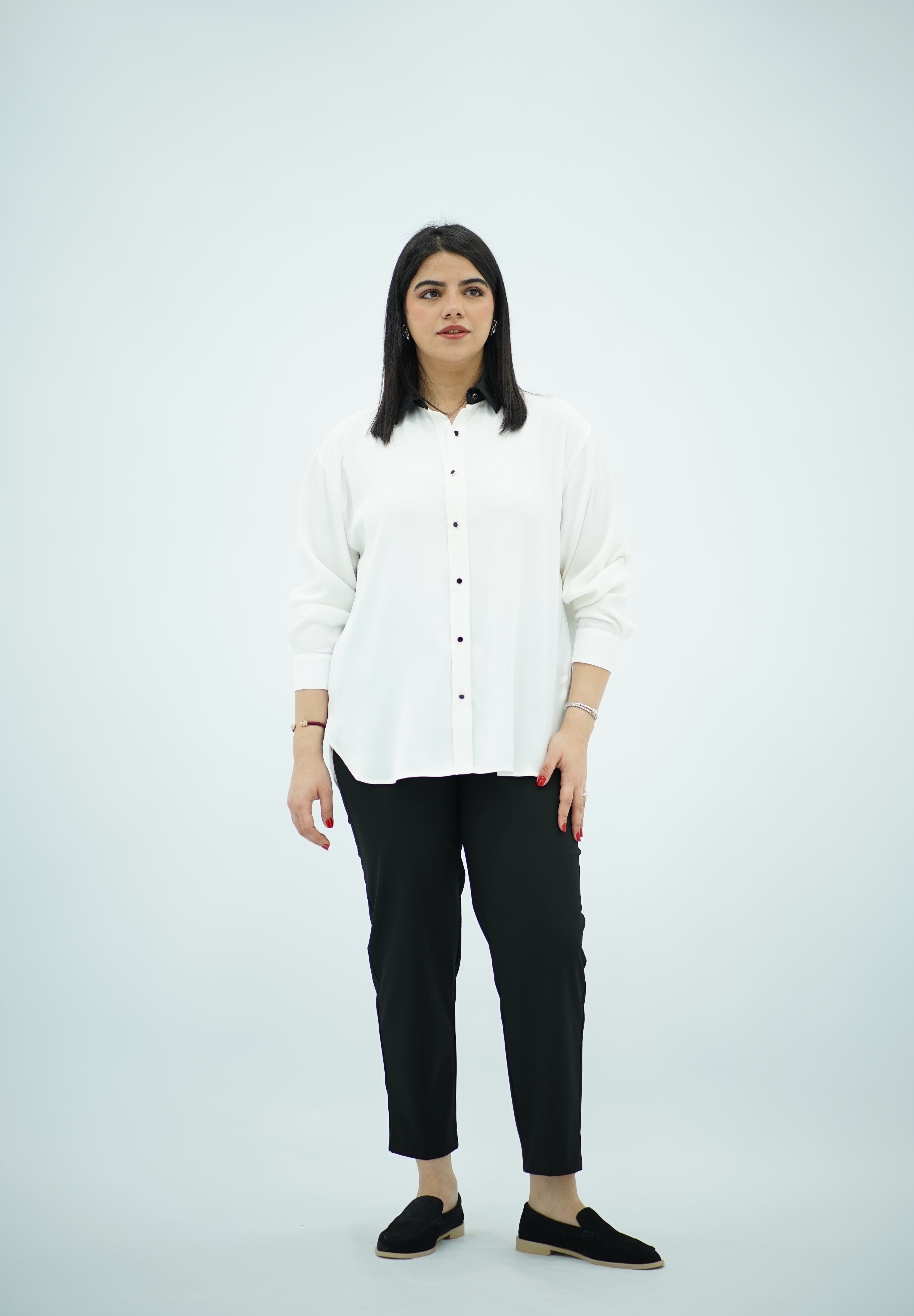 Chemise Blanc et Noir