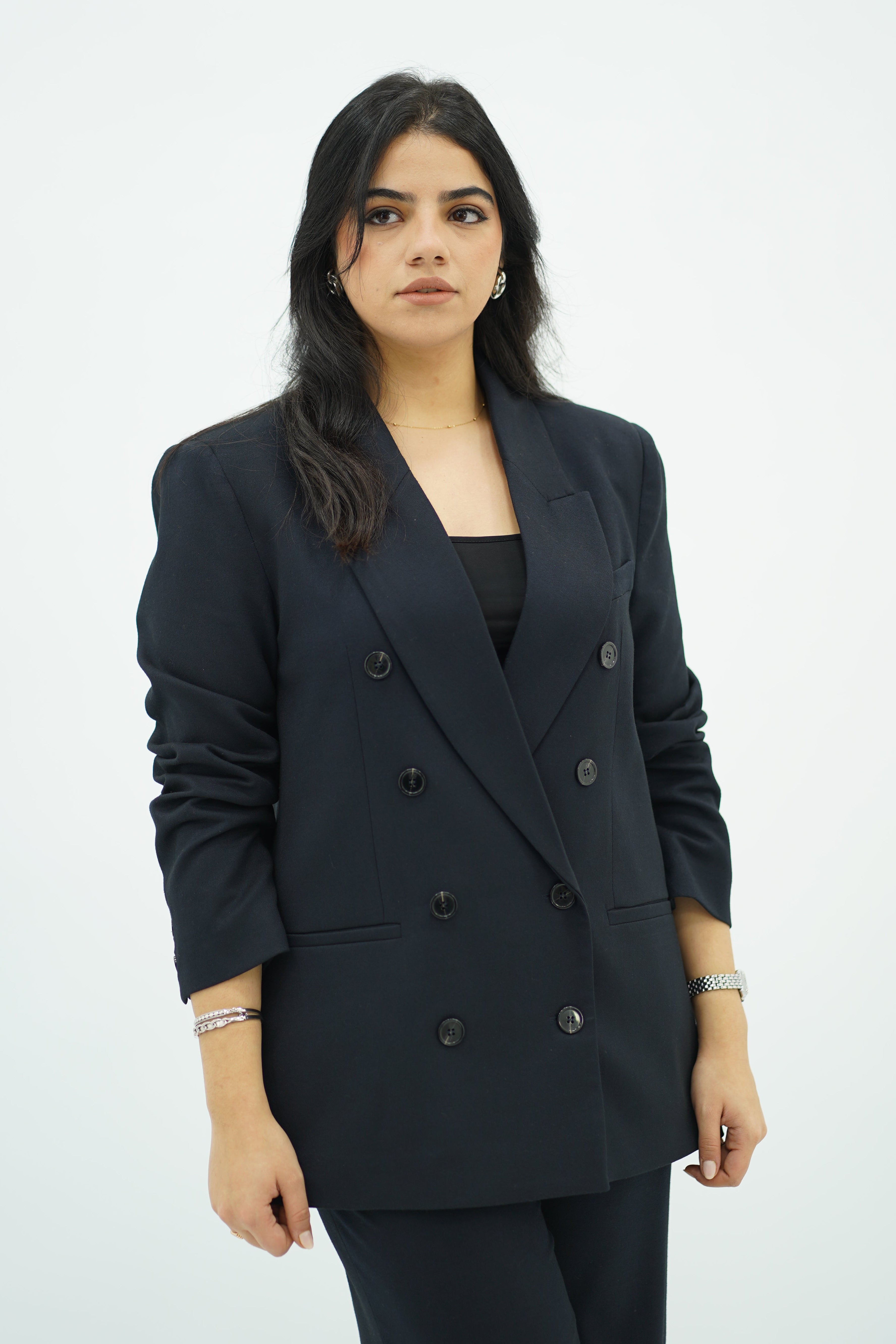 Tailleur Bleu nuit - Élégance Intemporelle