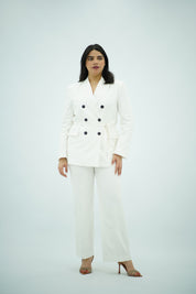 Tailleur en deux pièces, Blanc 🤍.