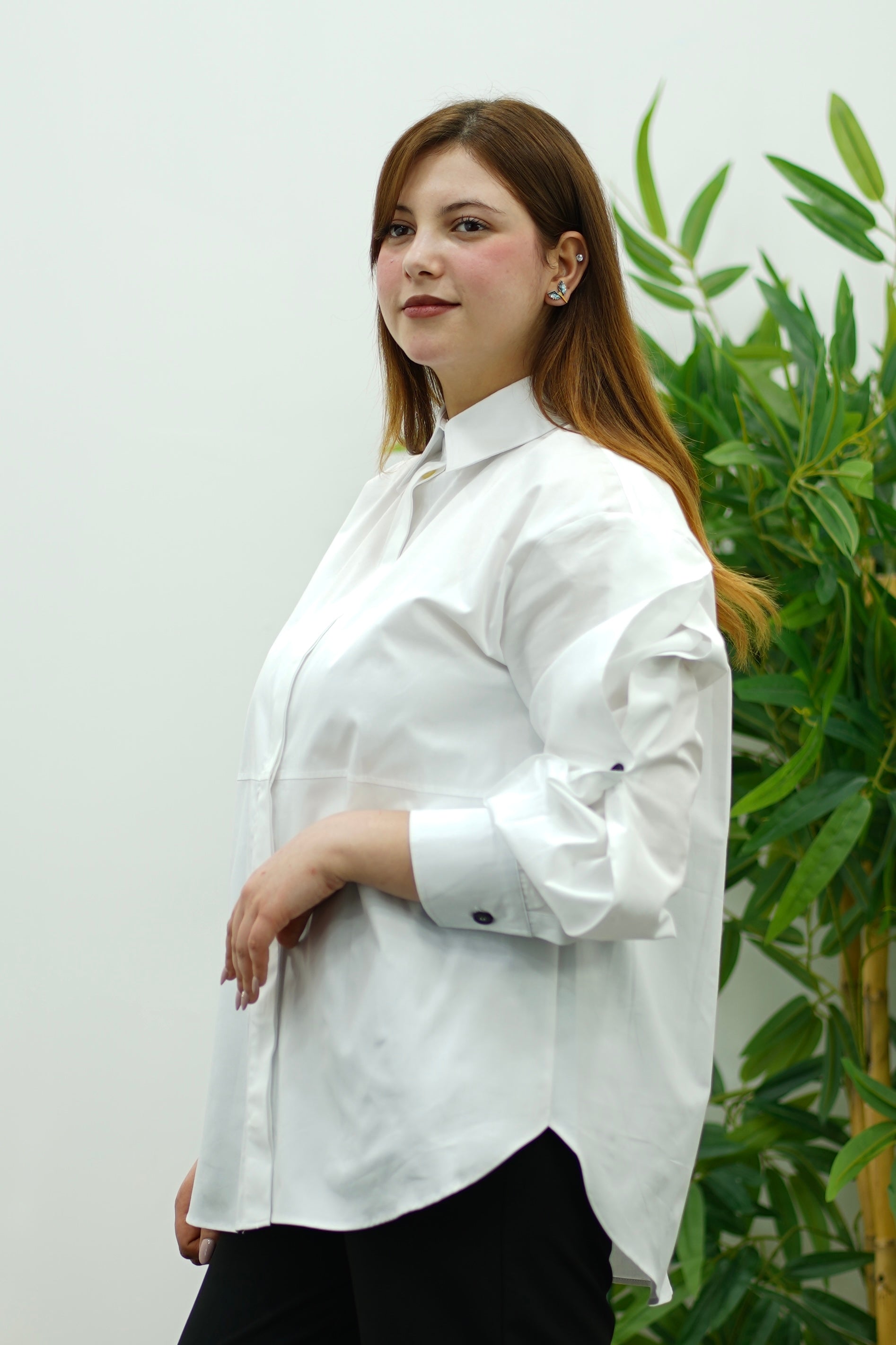 Chemise en Popeline Blanche