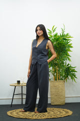 Ensemble Rayé Gilet & Pantalon