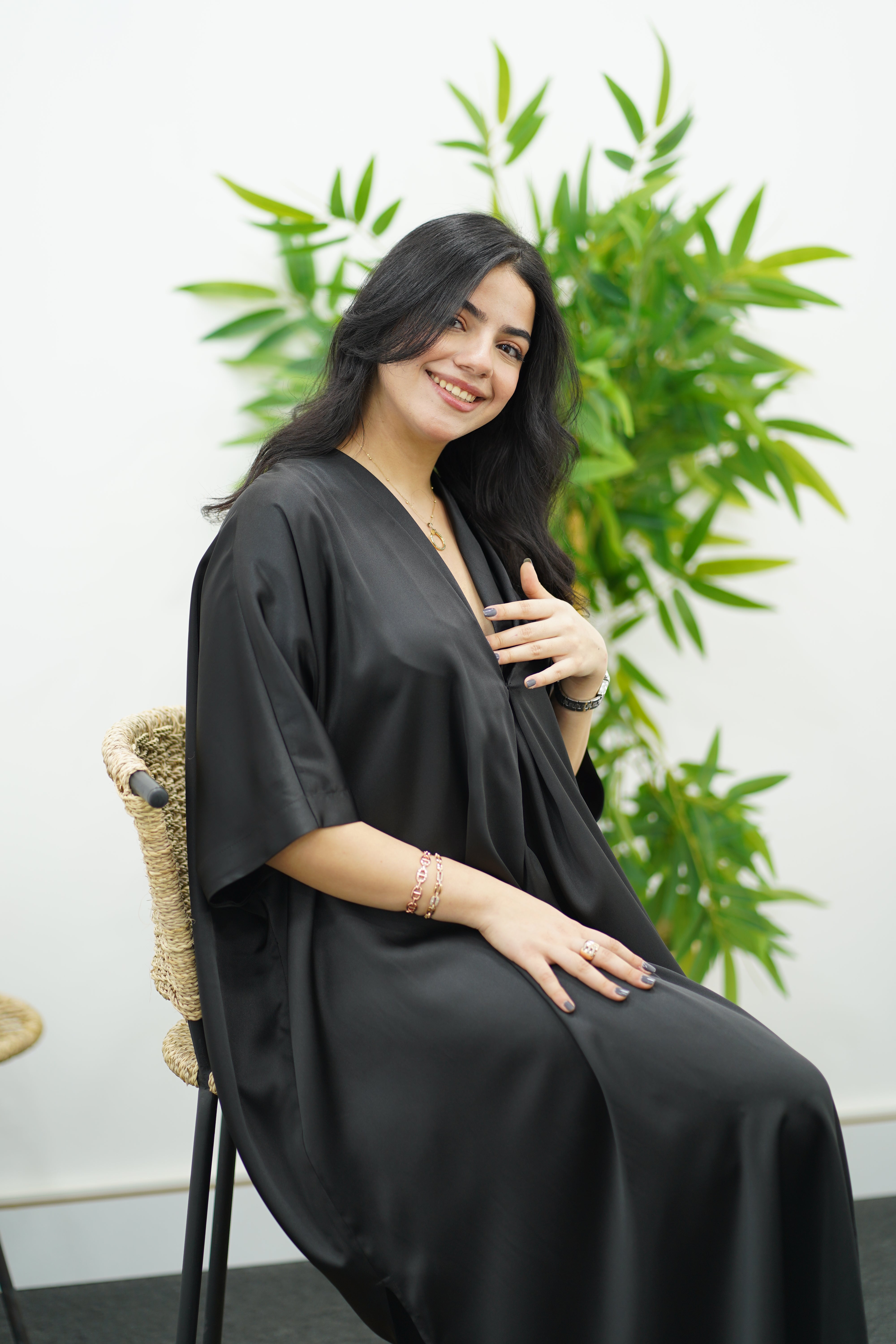 Robe Gandoura - NOIR