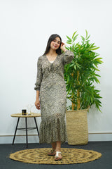Robe à imprimé fluide
