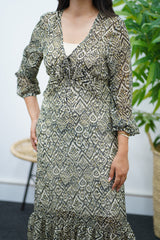 Robe à imprimé fluide