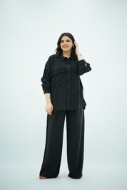 Ensemble Noir En Tencel