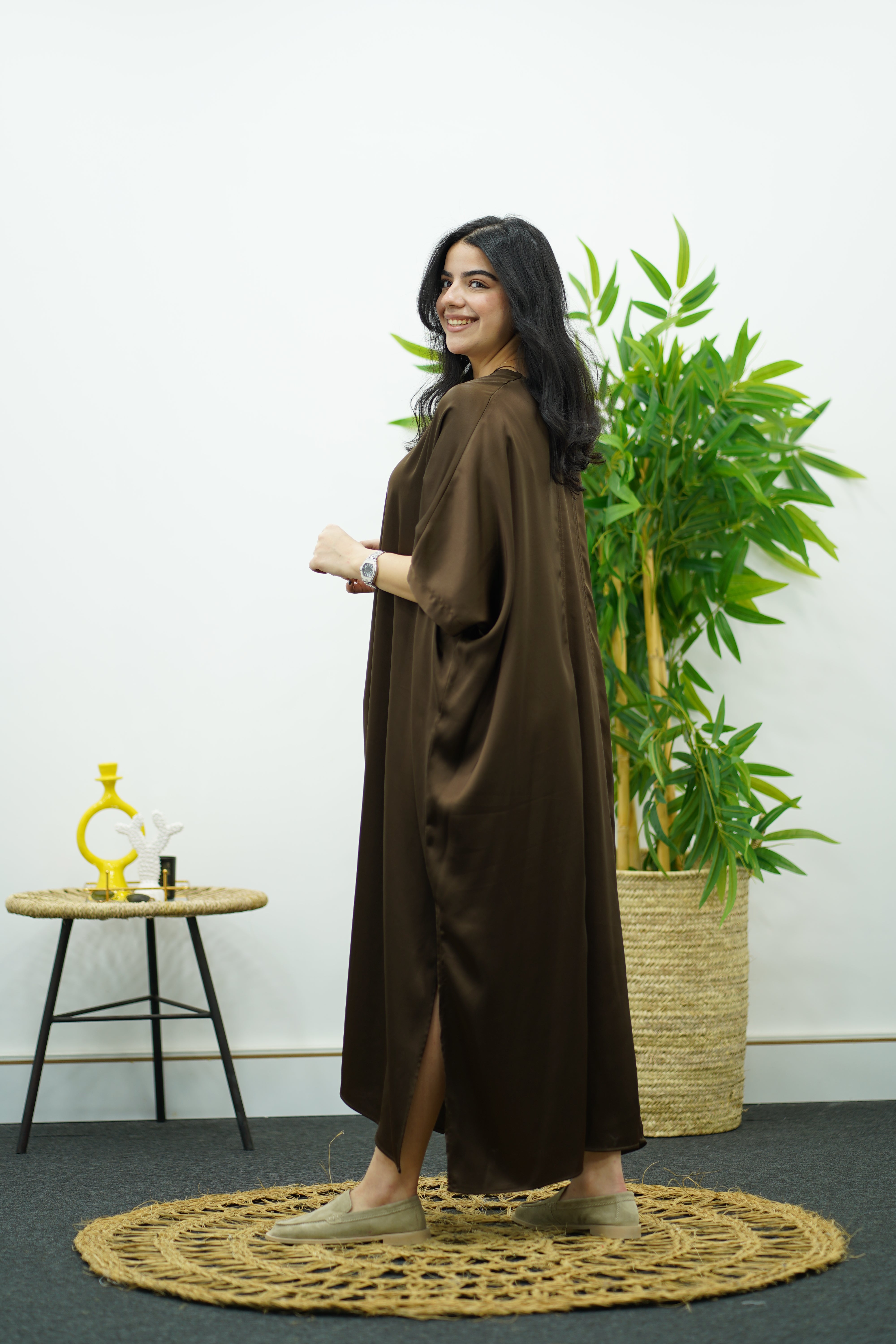 Robe Gandoura - Marron Chocolat