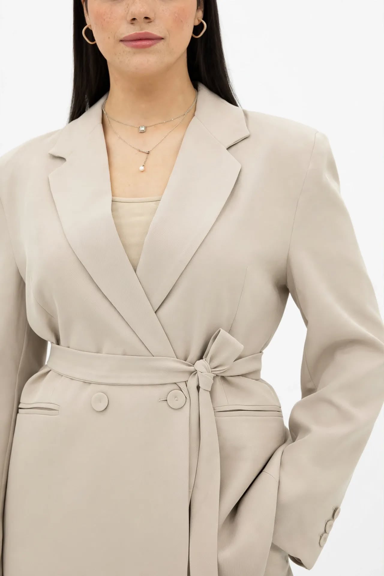Tailleur Ceinturé