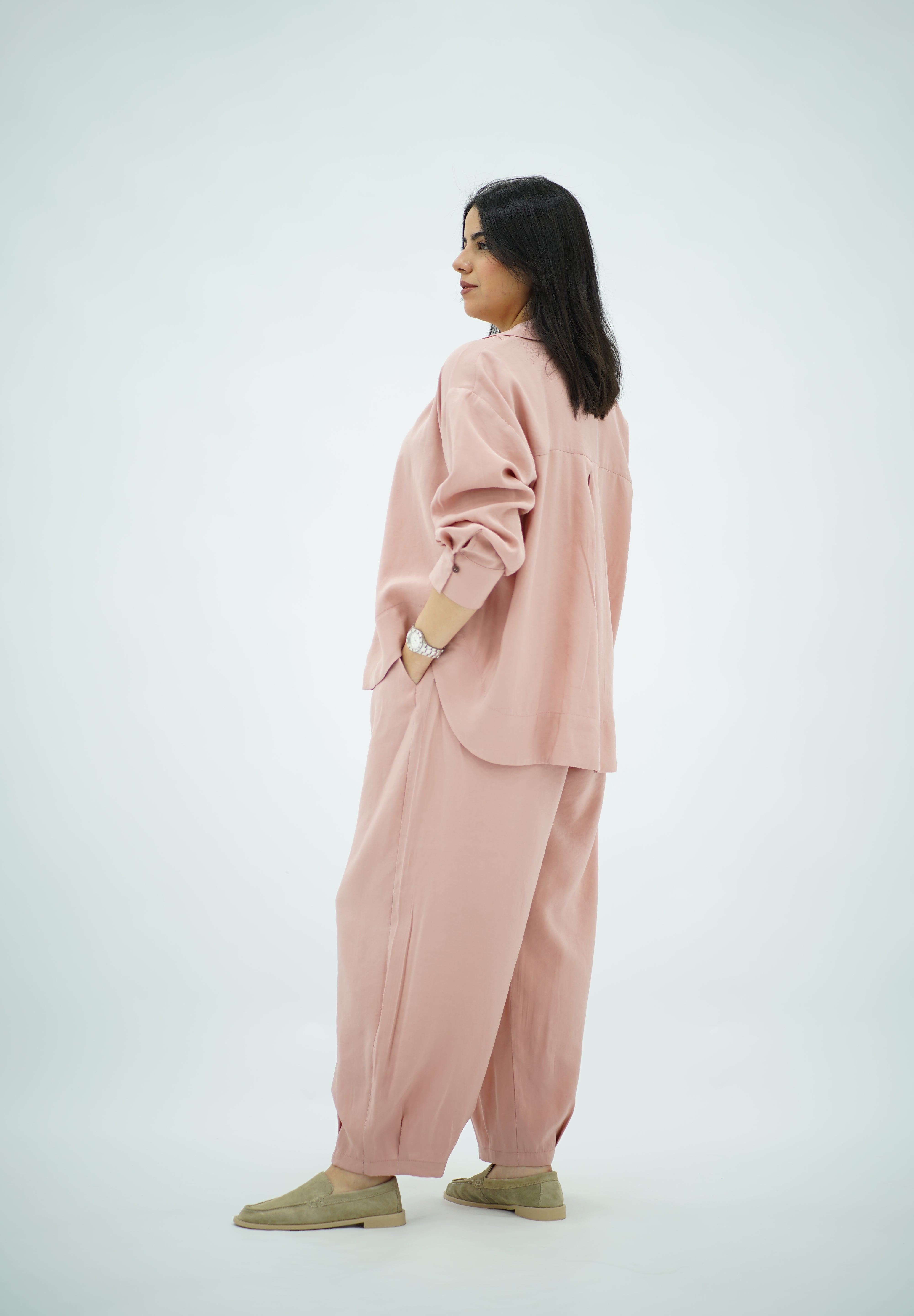 Ensemble Rose bébé en Tencel