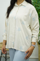 Chemise brodé - En lin