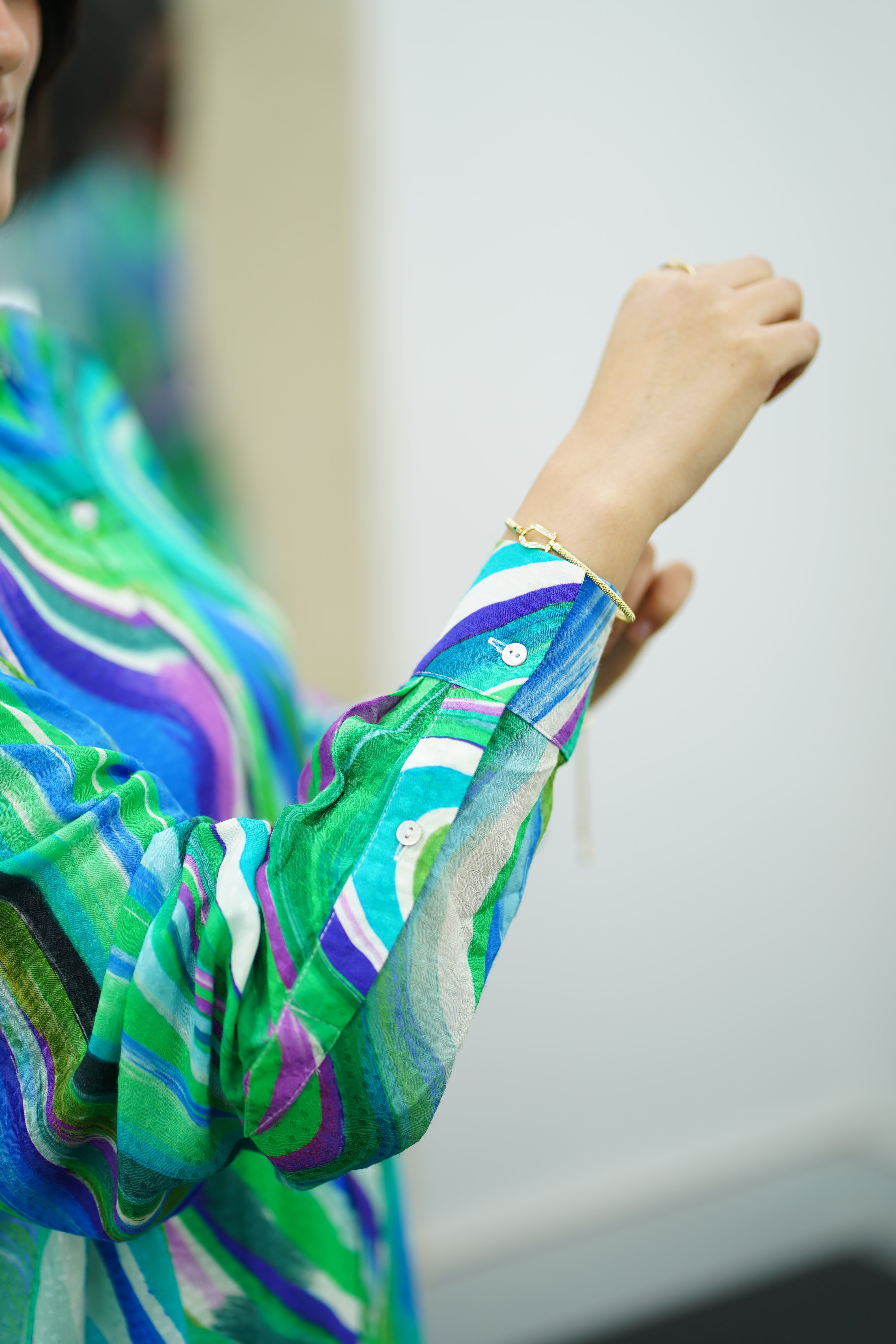 Chemise fluide imprimée