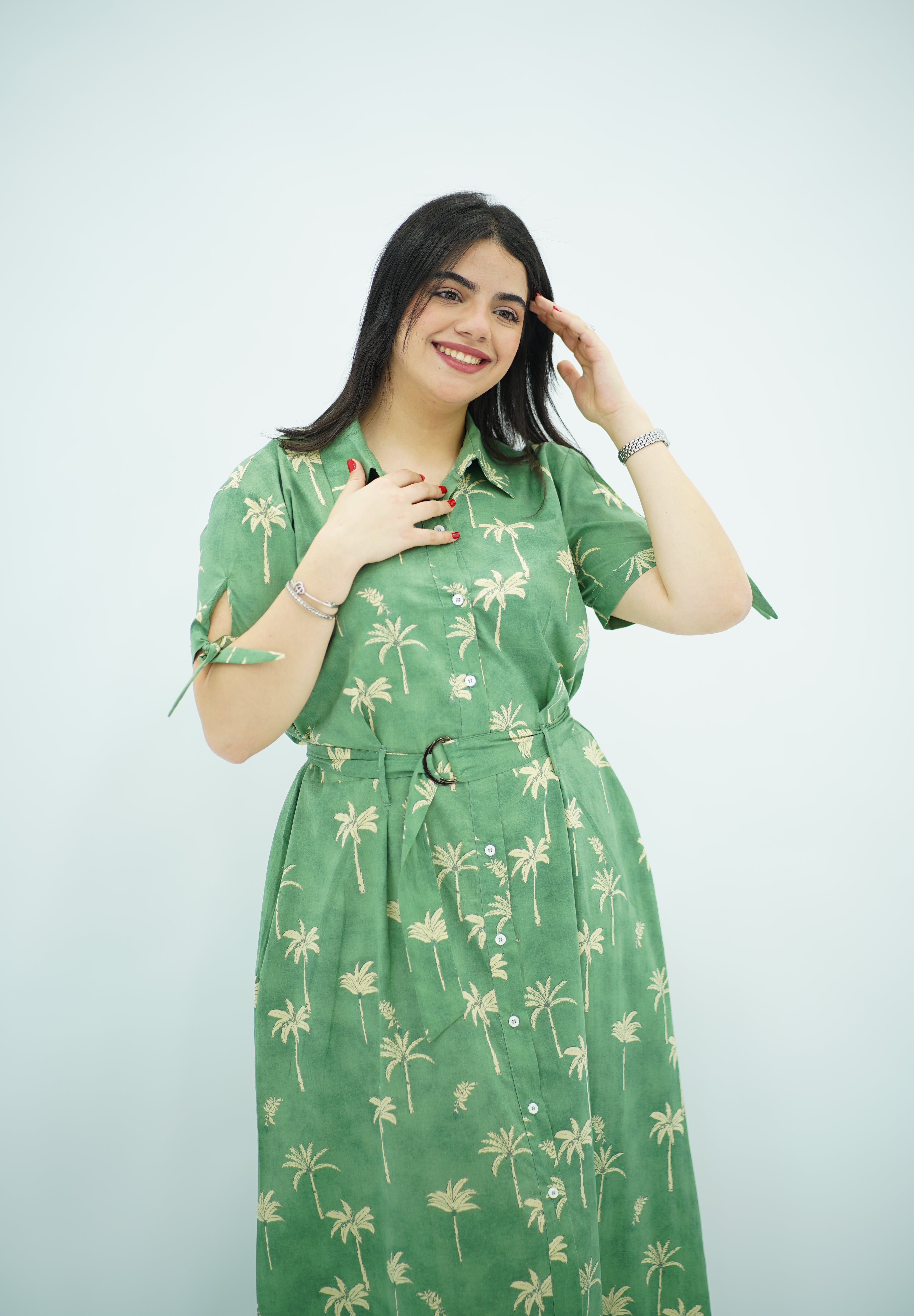 Robe midi d'inspiration tropicale 🏝️