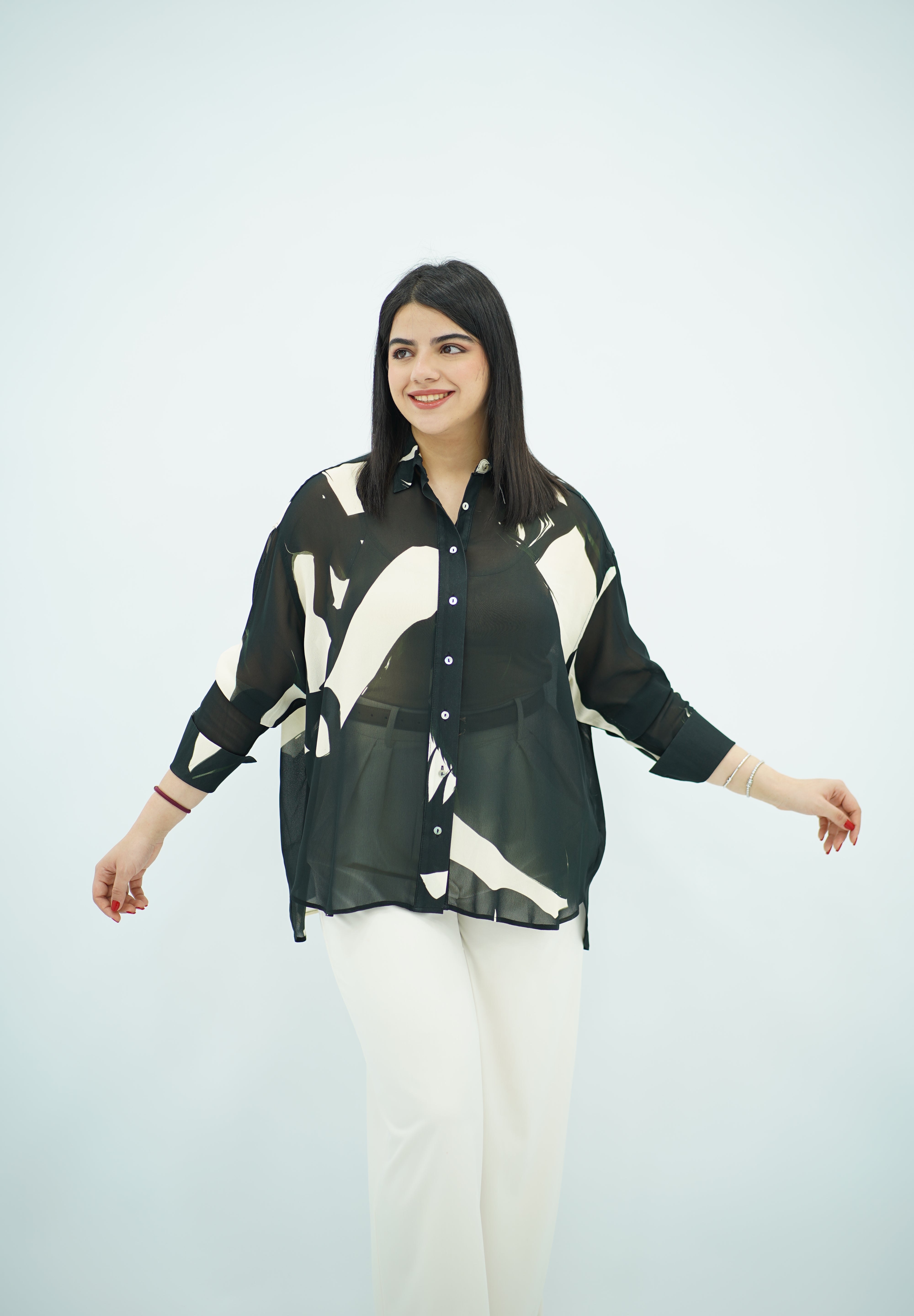 Chemise En mousseline imprimer