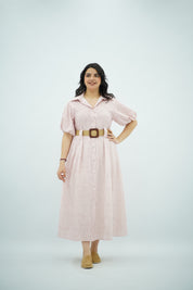 Robe Midi fluide Rose bébé