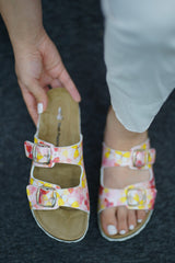 Sandales à boucles florales – Confort et style au quotidien