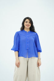 Chemise Fluide Bleue