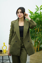 Veste Kaki en Lin  – L’Éclat du Chic