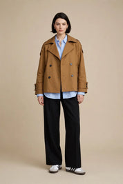 Trench Court Camel - Double Boutonnage