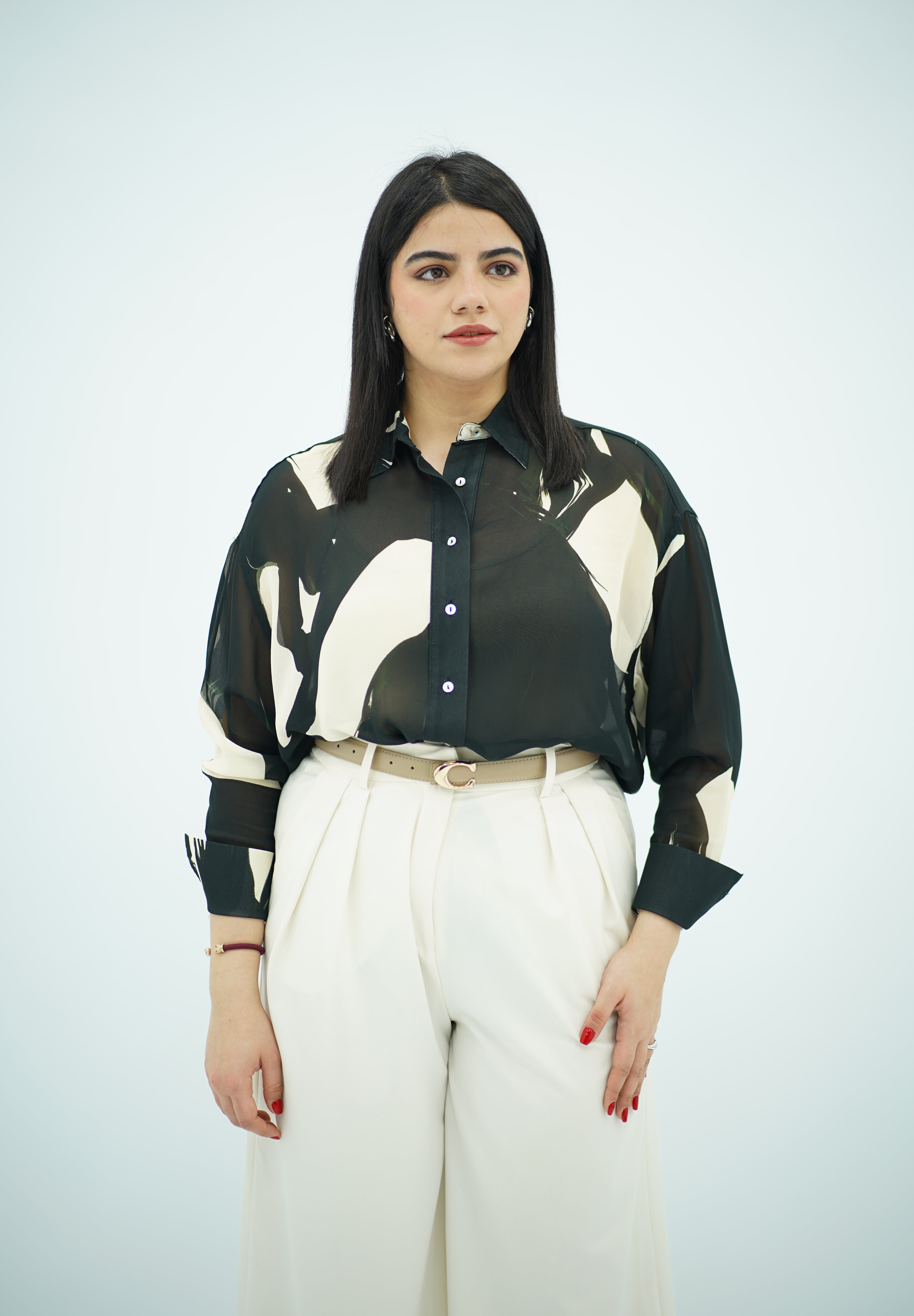 Chemise En mousseline imprimer
