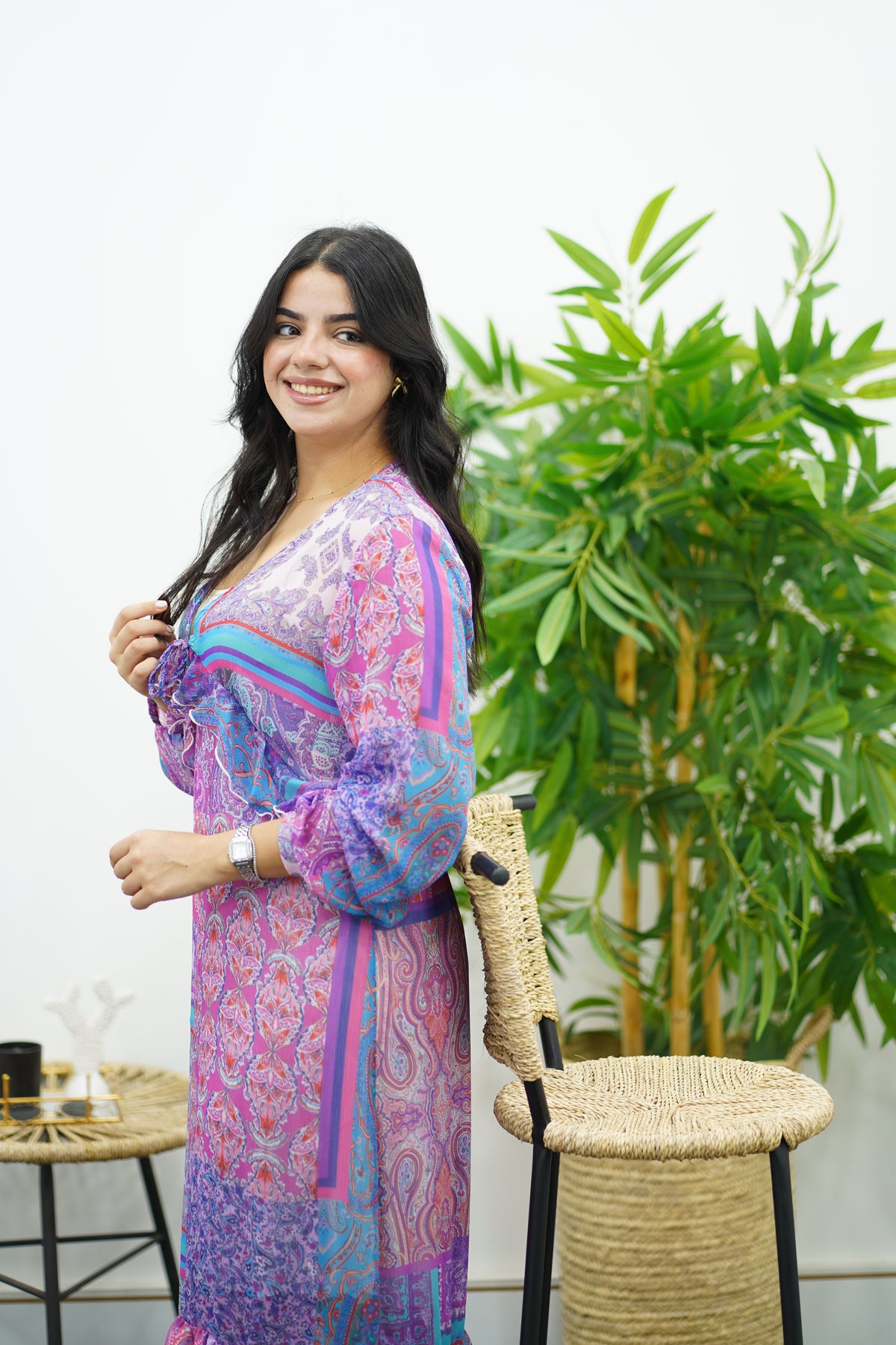 Robe imprimée fluide 🌸