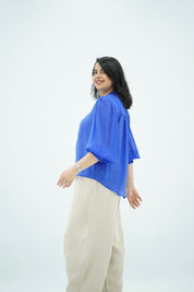 Chemise Fluide Bleue
