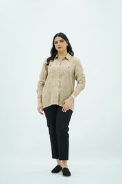 Chemise En satin imprimé