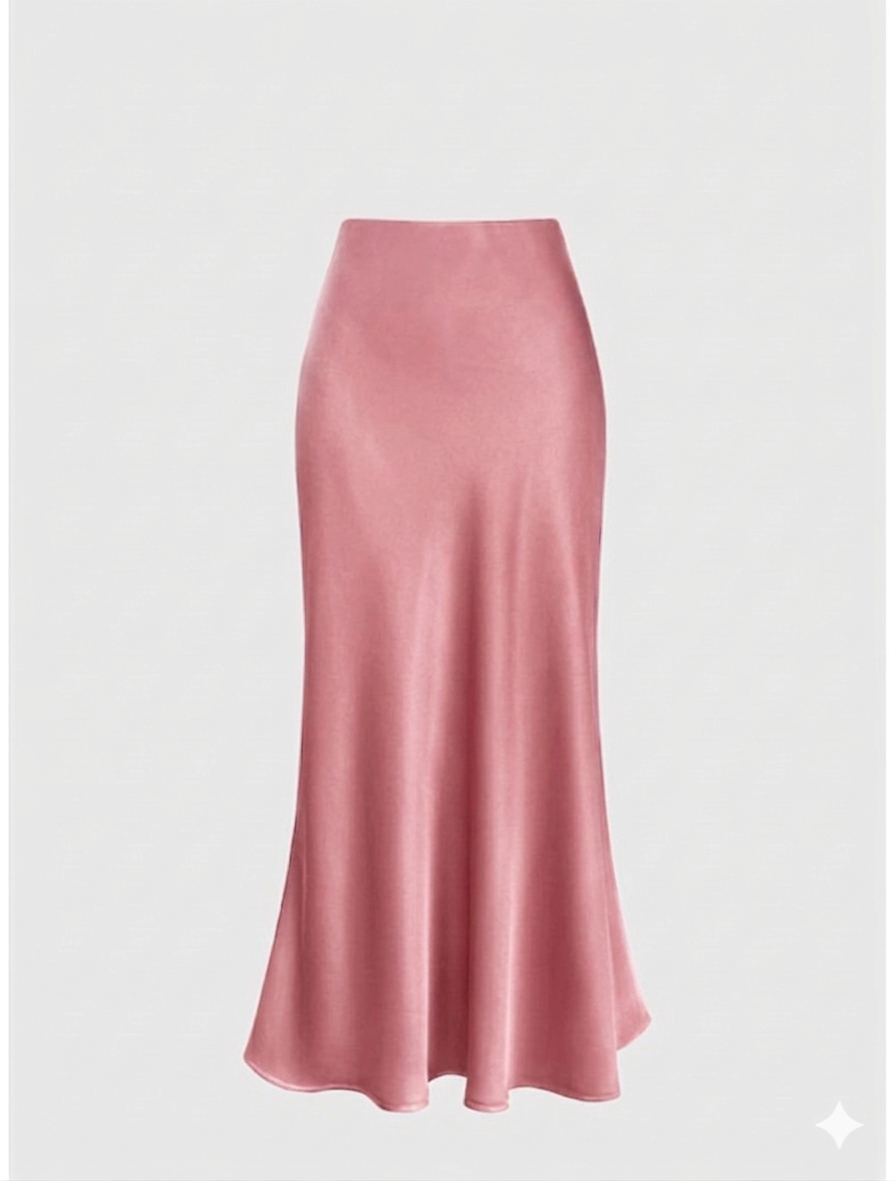 Jupe satinée Rose 🌸